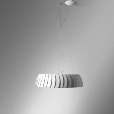 megavide egoluce suspension lustre blanc